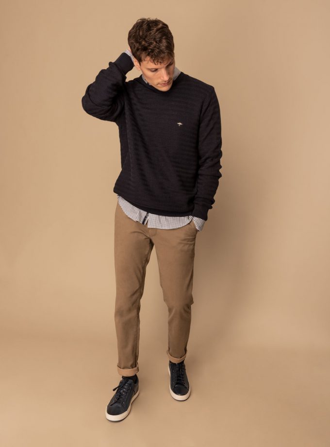 Pullover Fynch Hatton FH19W004 Supersoft Cotton Navy