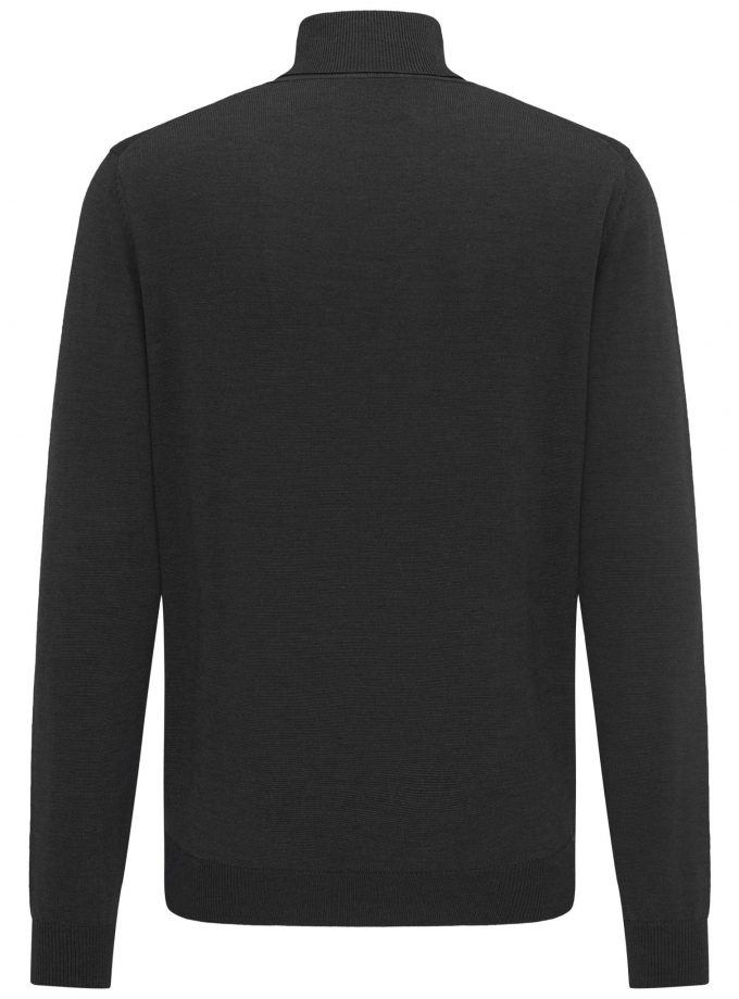 Pullover Fynch Hatton FH19W009 Rollneck merinos Black