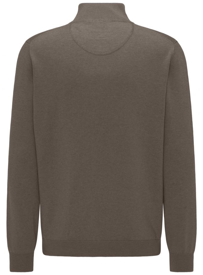 ΠΛΕΚΤΟ-ΠΟΥΛΟΒΕΡ Fynch Hatton FH20W022 Half zip Μπεζ