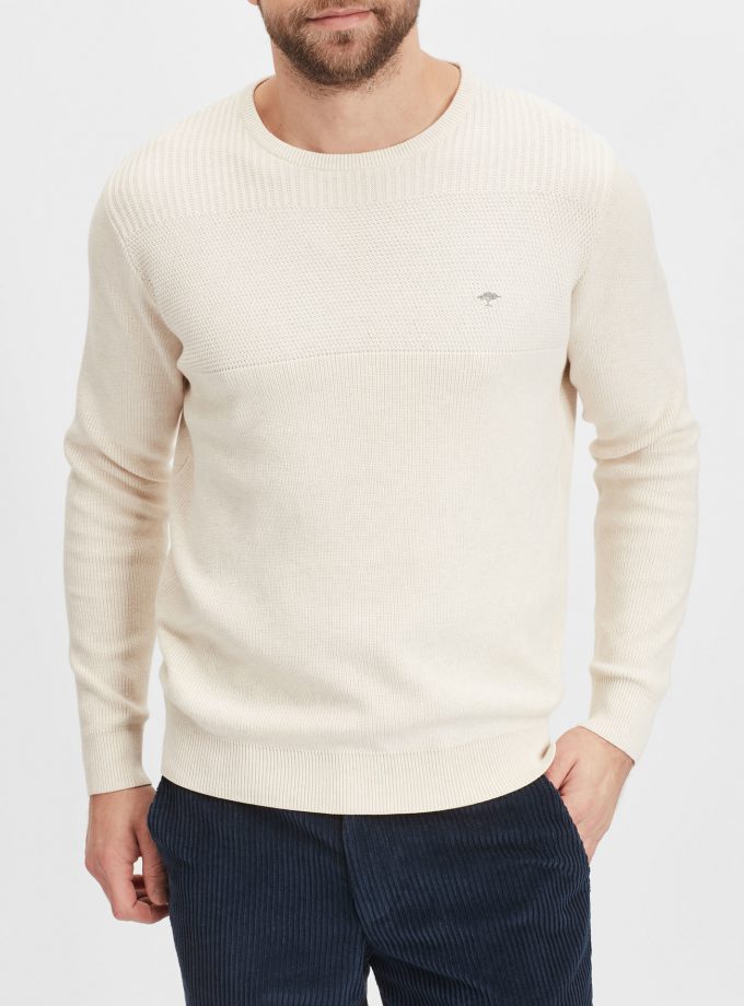 Pullover Fynch Hatton FH21W011 canvas white