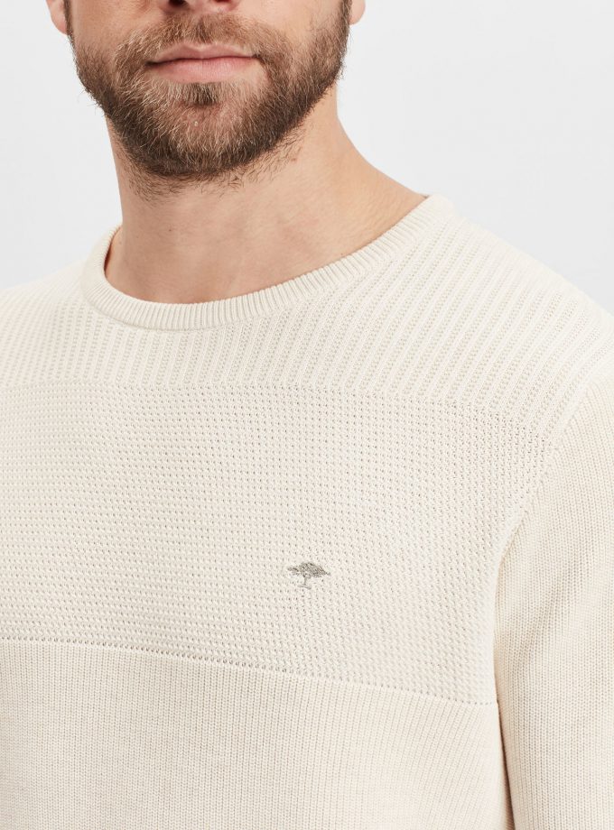 Pullover Fynch Hatton FH21W011 canvas white