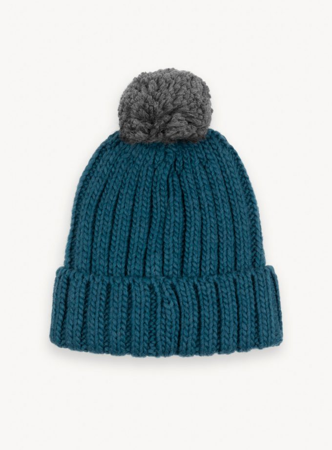 ΚΑΠΕΛΟ - ΤΡΑΓΙΑΣΚΕΣ Colmar COLMAR CO21W004 UNISEX ΣΚΟΥΦΙ ΜΕ ΠΟΜΠΟΜ Πράσινο