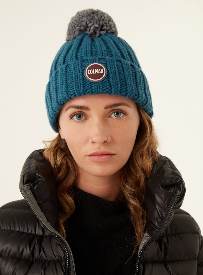 ΚΑΠΕΛΟ - ΤΡΑΓΙΑΣΚΕΣ Colmar COLMAR CO21W004 UNISEX ΣΚΟΥΦΙ ΜΕ ΠΟΜΠΟΜ Πράσινο