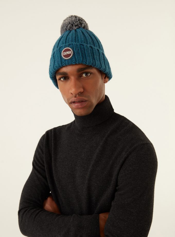 ΚΑΠΕΛΟ - ΤΡΑΓΙΑΣΚΕΣ Colmar COLMAR CO21W004 UNISEX ΣΚΟΥΦΙ ΜΕ ΠΟΜΠΟΜ Πράσινο