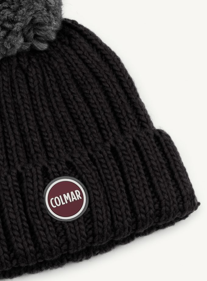 ΚΑΠΕΛΟ - ΤΡΑΓΙΑΣΚΕΣ Colmar COLMAR CO21W004 UNISEX ΣΚΟΥΦΙ ΜΕ ΠΟΜΠΟΜ Μαύρο