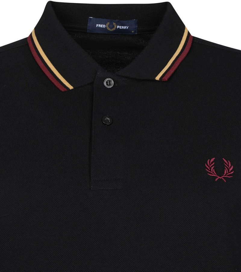 POLO ΜΠΛΟΥΖΑ Fred Perry FP21S001 Μαύρο 3