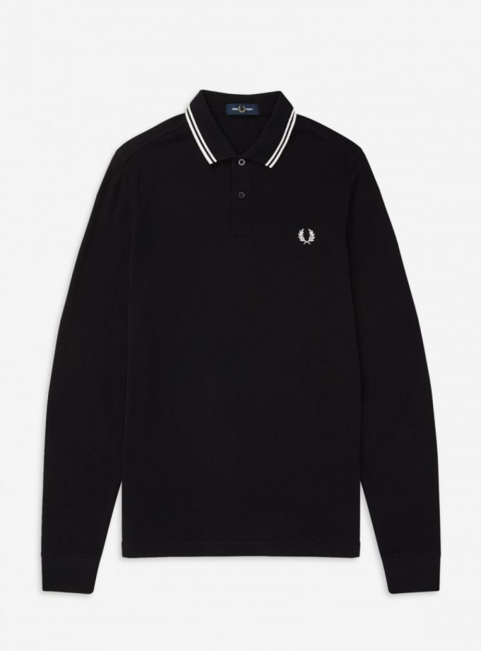 POLO ΜΠΛΟΥΖΑ Fred Perry FP22W003 Polo piquet Μαύρο