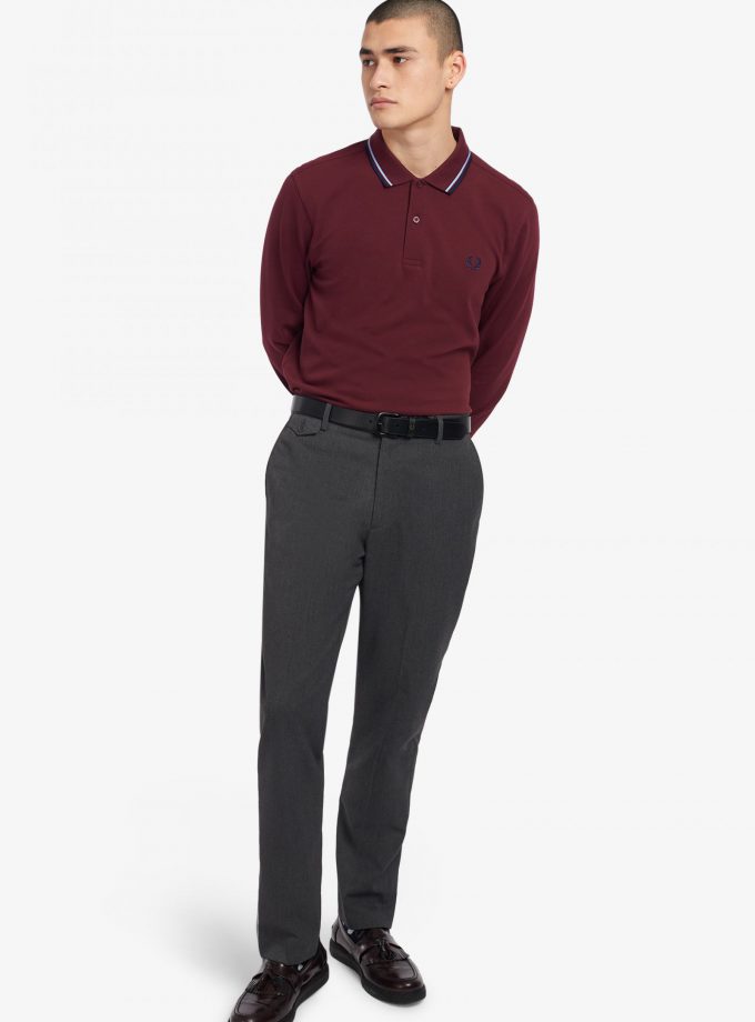 POLO ΜΠΛΟΥΖΑ Fred Perry FP22W004 polo piquet Μπορντό