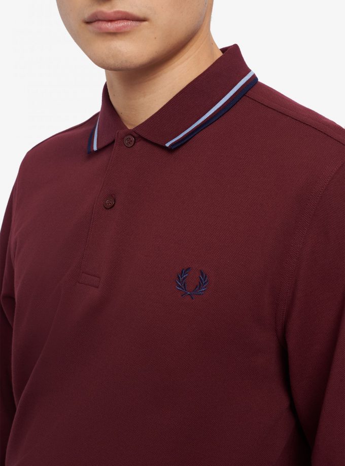 POLO ΜΠΛΟΥΖΑ Fred Perry FP22W004 polo piquet Μπορντό