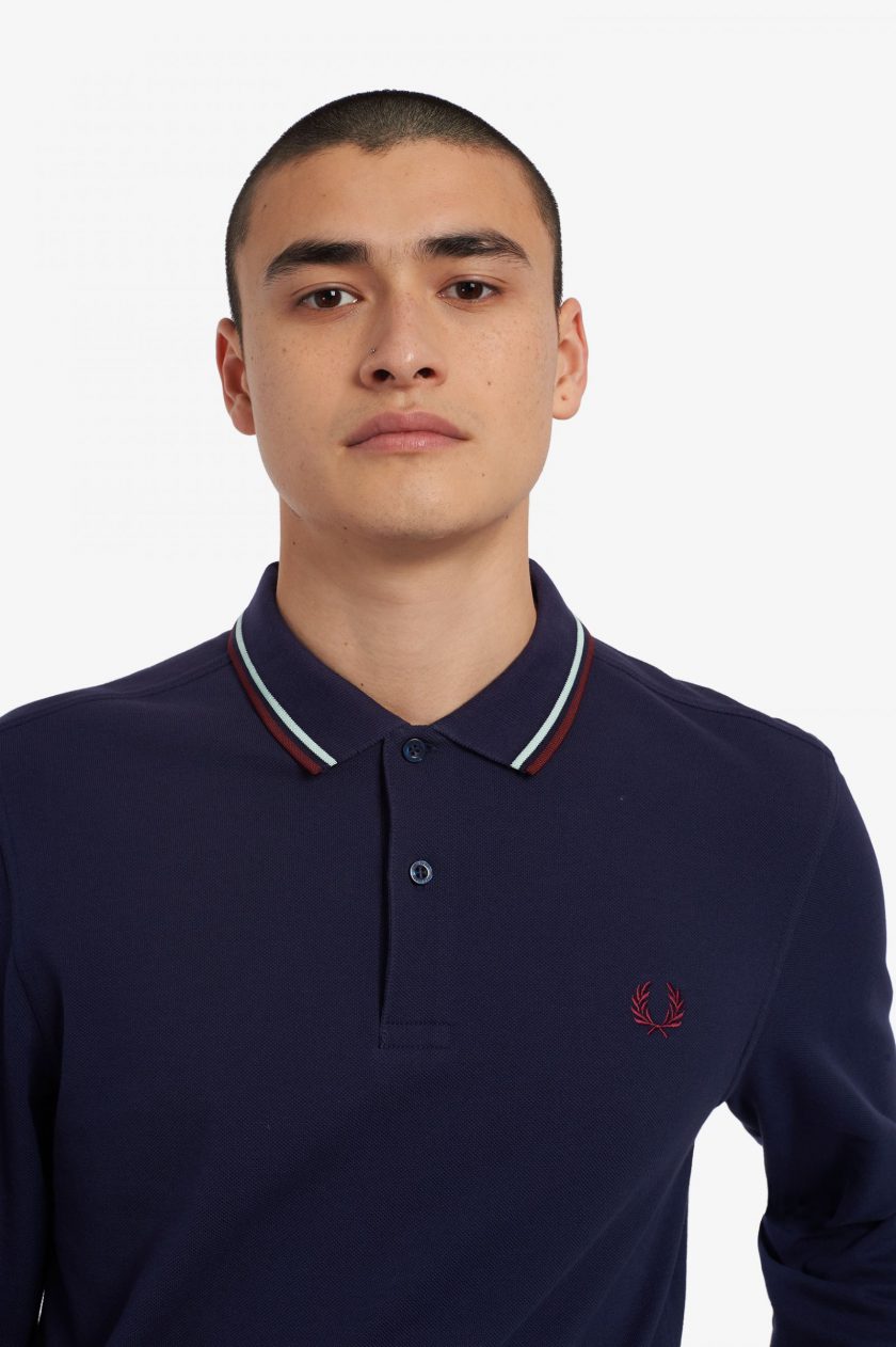 POLO ΜΠΛΟΥΖΑ Fred Perry FP21W005 Polo Piquet Μπλε 4