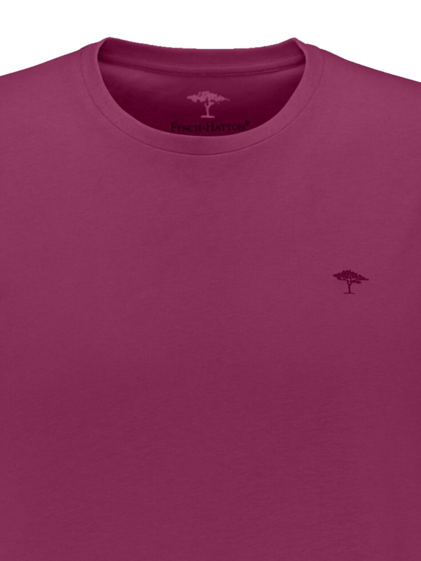 T-Shirt Μπλούζα Fynch Hatton FH22S012 Basic Crocus 3