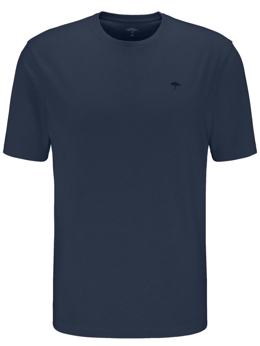 T-Shirt Μπλούζα Fynch Hatton FH22S014 Basic Navy Melange