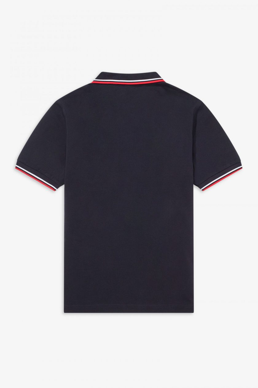 POLO ΜΠΛΟΥΖΑ Fred Perry FP22S003 NAVY/WHITE 2