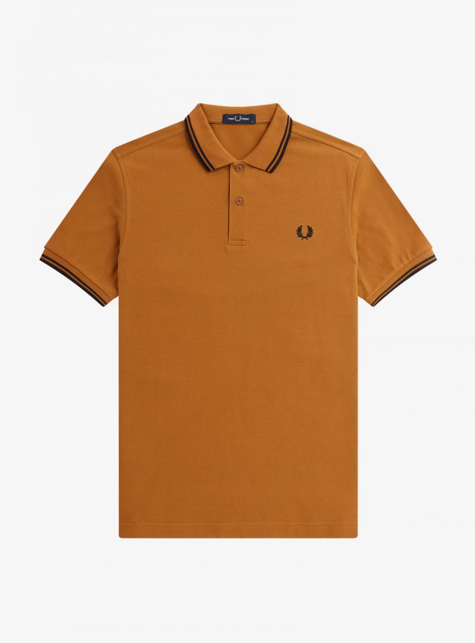 POLO ΜΠΛΟΥΖΑ Fred Perry FP22S004 DARKCARAMEL/BLK
