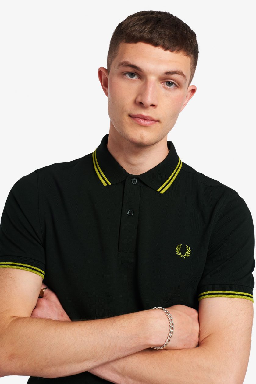 POLO ΜΠΛΟΥΖΑ Fred Perry FP22S005 BRITGREEN/CITRON 6