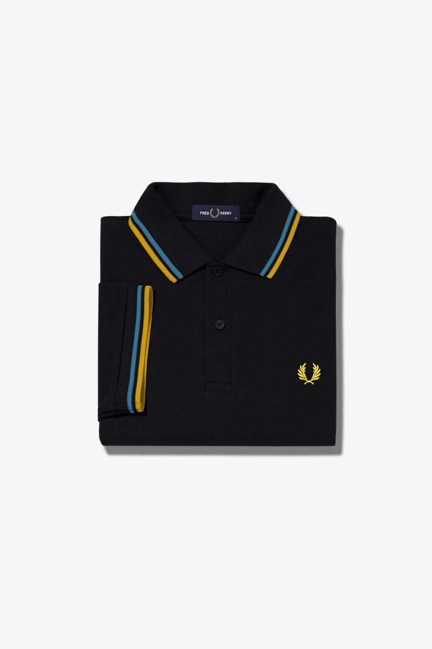 POLO ΜΠΛΟΥΖΑ Fred Perry FP22S006 NAVY/ASHBLUE/GLD 2
