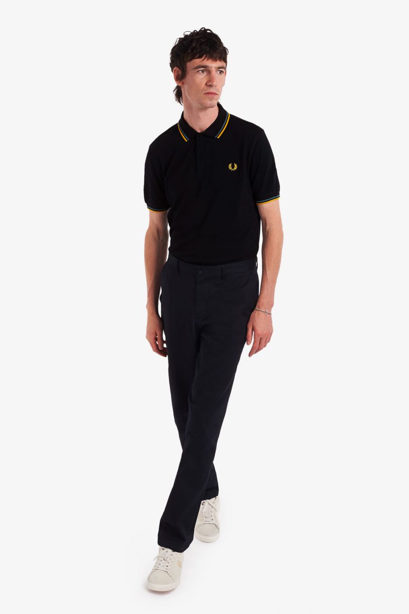 POLO ΜΠΛΟΥΖΑ Fred Perry FP22S006 NAVY/ASHBLUE/GLD 5