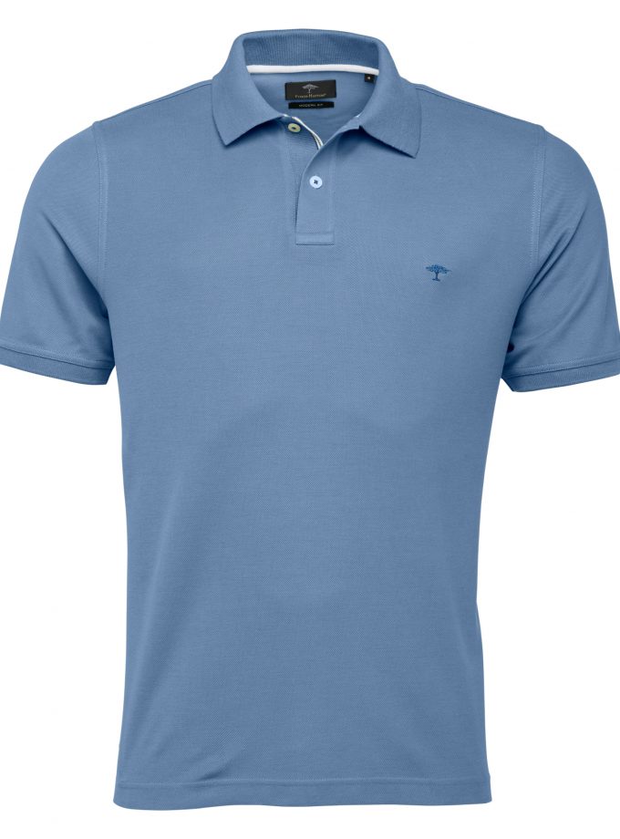 Polo Μπλούζα Fynch Hatton FH22S033 Modern Fit Pacific