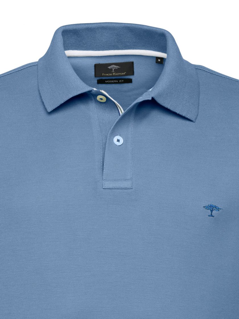 Polo Μπλούζα Fynch Hatton FH22S033 Modern Fit Pacific 3