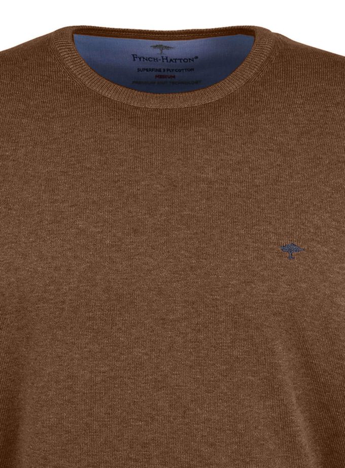 Πλεκτό-Πουλόβερ Fynch Hatton FH22W016 Coffee