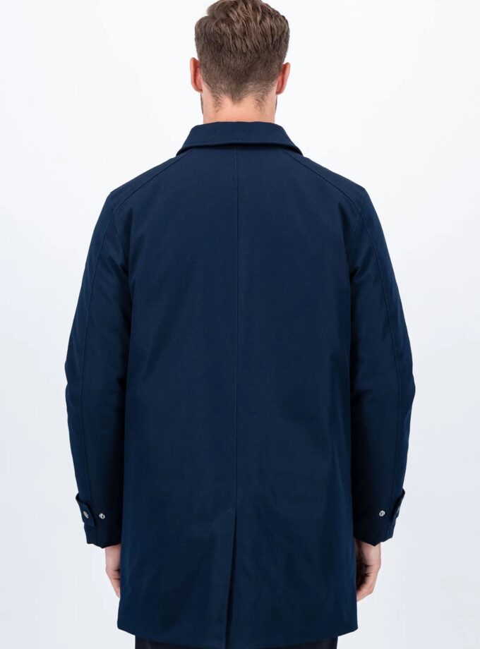Μπουφάν Fynch Hatton FH24W023 twill carcoat-navy
