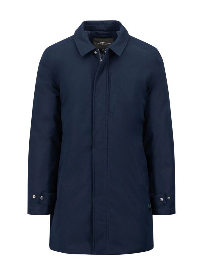 Μπουφάν Fynch Hatton FH24W023 twill carcoat-navy