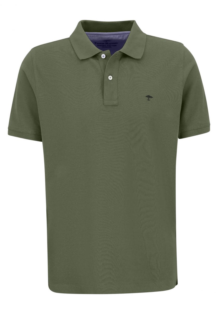 Polo Μπλούζα Fynch Hatton FH23S010 Dusty Olive