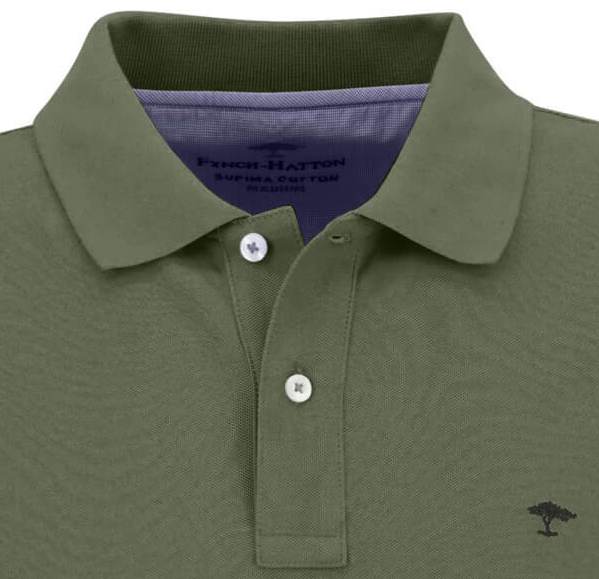 Polo Μπλούζα Fynch Hatton FH23S010 Dusty Olive 3