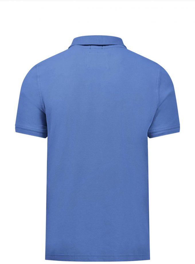 Polo Μπλούζα Fynch Hatton FH23S015 Modern Contrast Bright Ocean