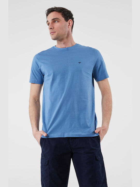 T-Shirt Μπλούζα Fynch Hatton FH23S023 Basic Pacific 3