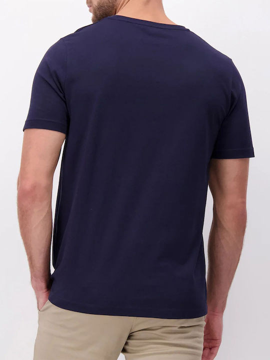 T-Shirt Μπλούζα Fynch Hatton FH23S025 Basic Navy 3