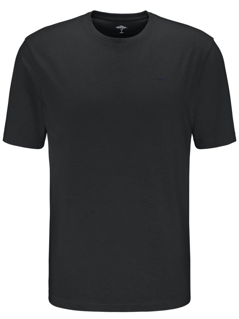 T-Shirt Μπλούζα Fynch Hatton FH23S027 Basic Black