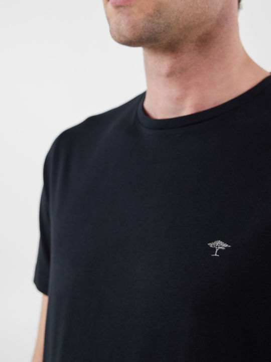 T-Shirt Μπλούζα Fynch Hatton FH23S027 Basic Black 4