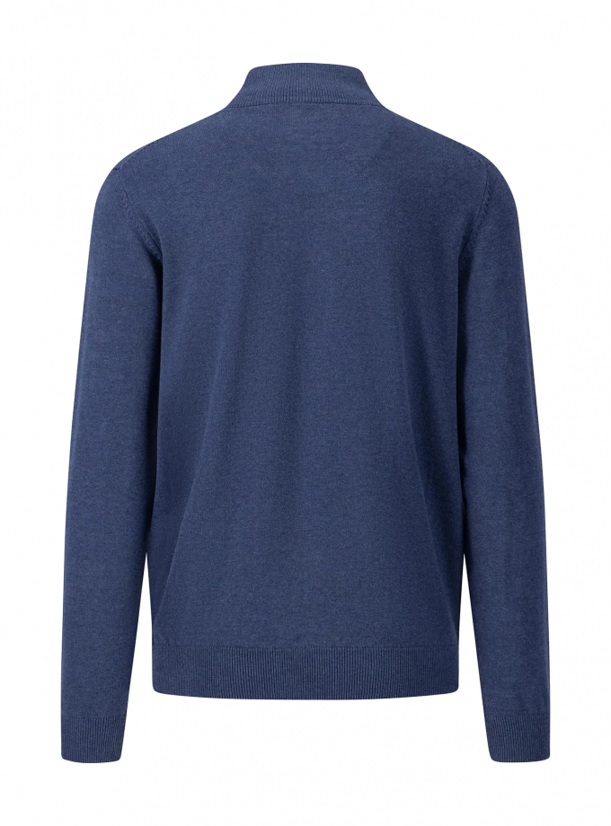 Πλεκτό - Πουλόβερ Fynch Hatton FH23W010 Halfzip Night