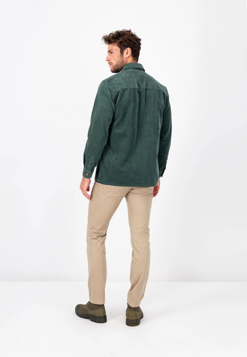 Overshirt jacket Fynch Hatton FH23W027 Corderoy Sage green 4