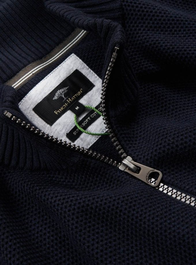 Ζακέτα Fynch Hatton FH23W034 Structure Navy