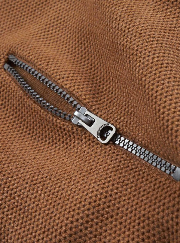 Ζακέτα Fynch Hatton FH23W035 Structure Walnut brown