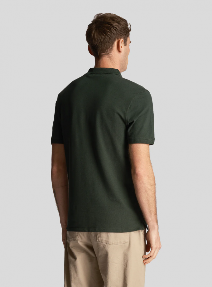 Polo Μπλούζα Lyle & Scott FH24S005 Dark Green