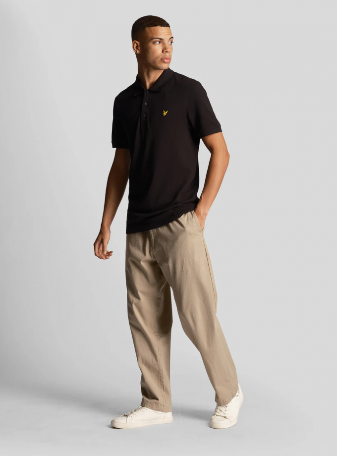 Polo Μπλούζα Lyle & Scott FH24S001 Jet Black