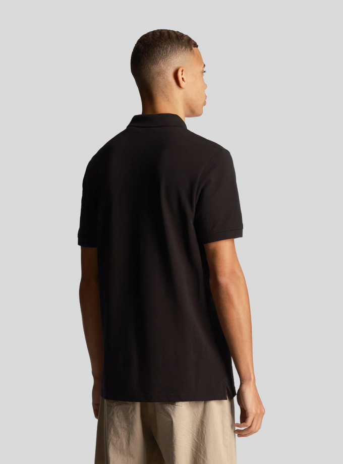 Polo Μπλούζα Lyle & Scott FH24S001 Jet Black