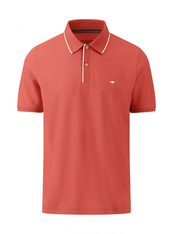 Polo Μπλούζα Fynch Hatton FH24S013 Modern Fit Orient Red