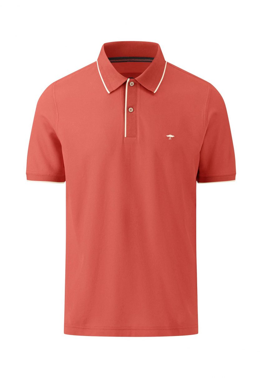 Polo Μπλούζα Fynch Hatton FH24S013 Modern Fit Orient Red