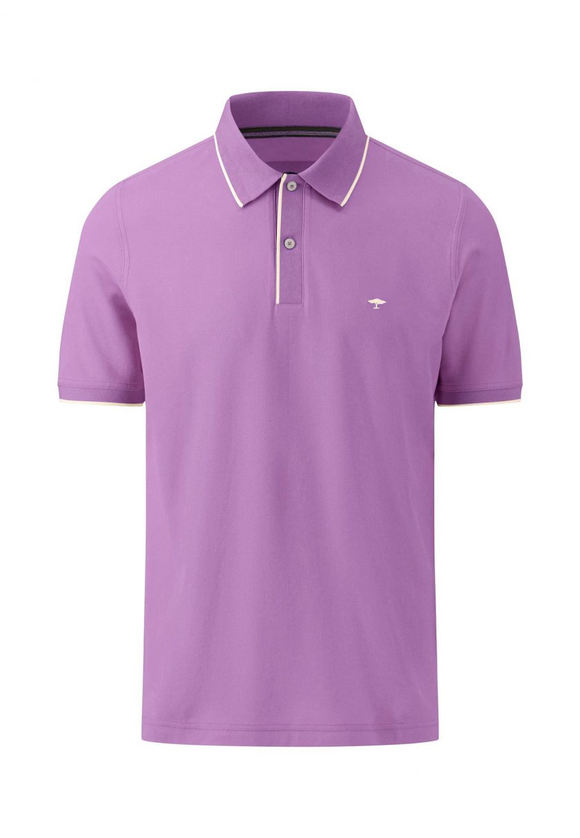 Polo Μπλούζα Fynch Hatton FH24S014 Modern Fit Dusty Lavender