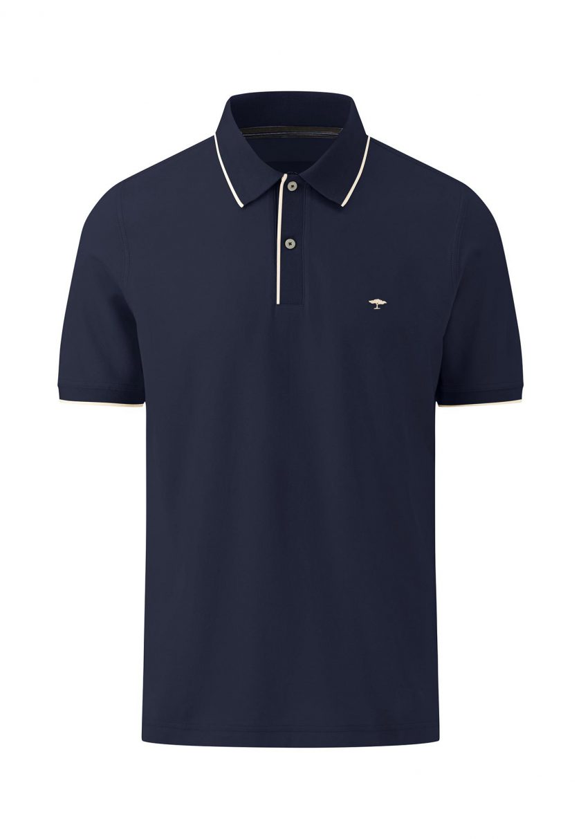 Polo Μπλούζα Fynch Hatton FH24S017 Modern Fit Navy