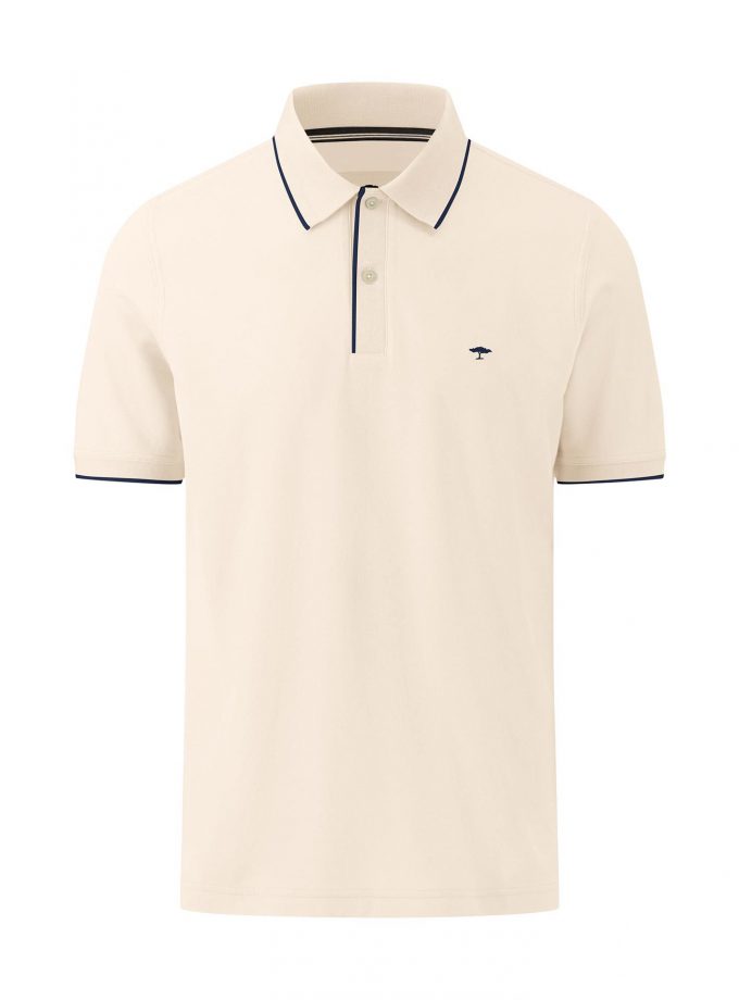 Polo Μπλούζα Fynch Hatton FH24S019 Modern Fit Offwhite