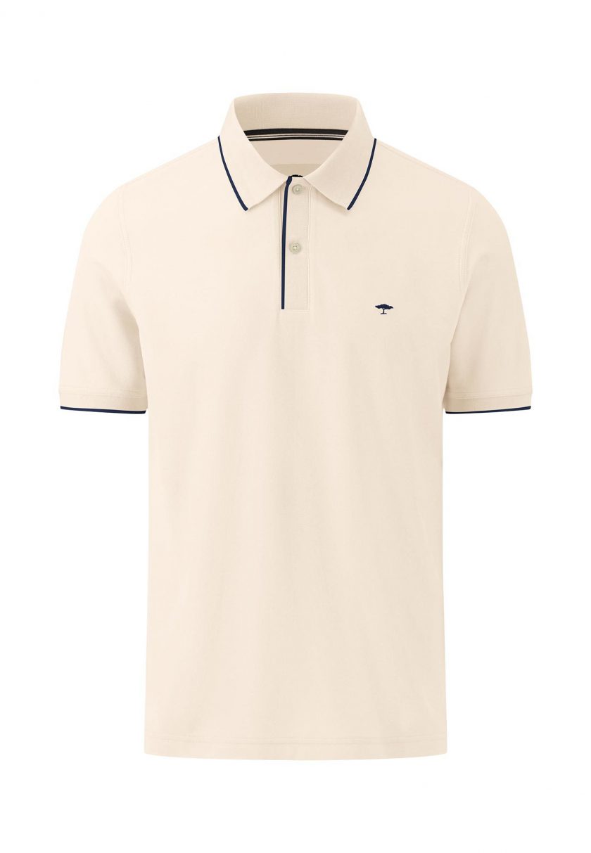 Polo Μπλούζα Fynch Hatton FH24S019 Modern Fit Offwhite