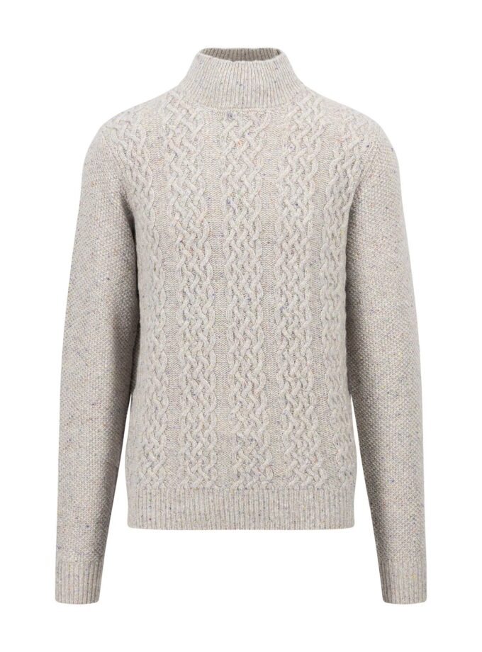 Πλεκτό-Πουλόβερ Fynch Hatton FH24W021 Wool Winter White