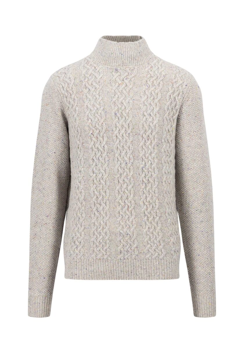 Πλεκτό-Πουλόβερ Fynch Hatton FH24W021 Wool Winter White