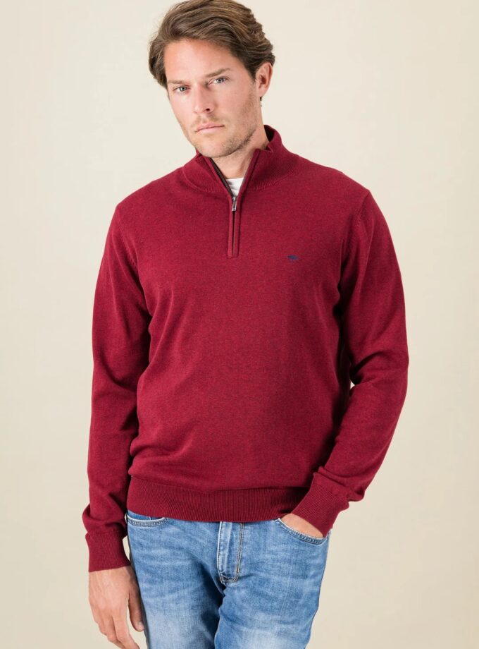Πλεκτό - Πουλόβερ Fynch Hatton FH24W016 Ruby red