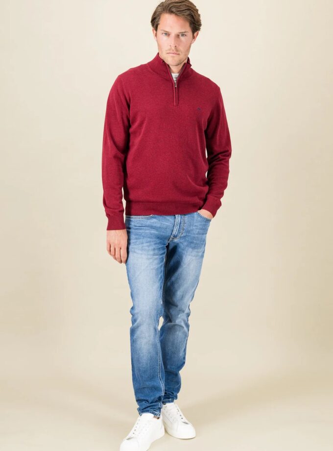 Πλεκτό - Πουλόβερ Fynch Hatton FH24W016 Ruby red